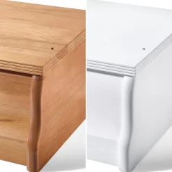 Shannon Hochsockel mit Schubkasten Weiß