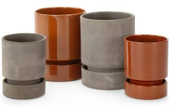 Bergs Potter Hoff Übertopf mit Untersetzer Clearance