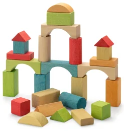 nic - Spiel + Art Holzbauklötze bunt New