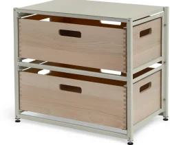 MAGAZIN Holzkiste zu Schubladenregal Stellage zwei Sale