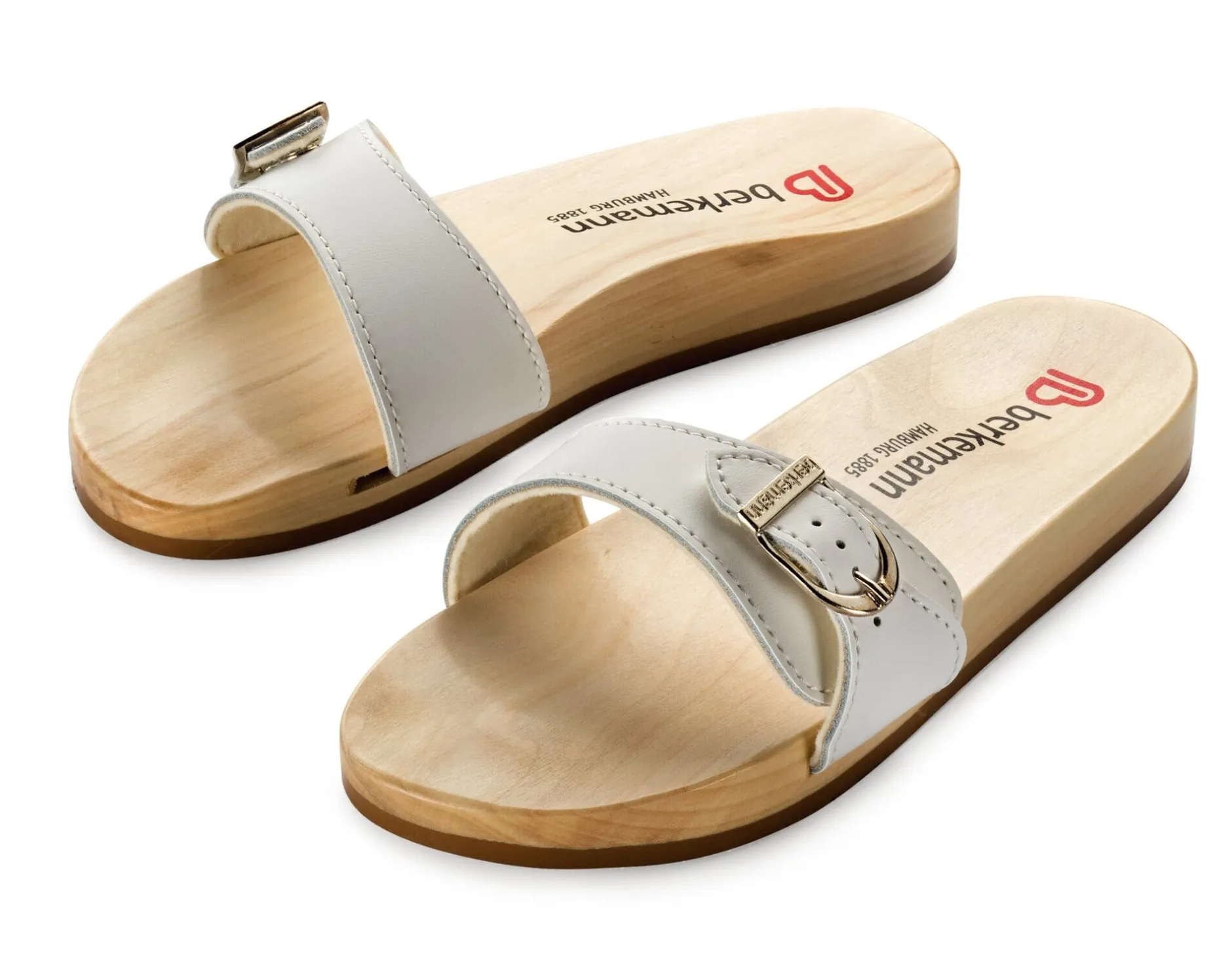 Berkemann Holzsandale Weiß Hot