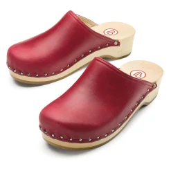 Berkemann Holzschuh Nappa Rot Outlet