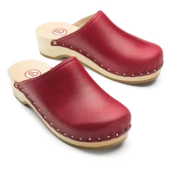 Berkemann Holzschuh Nappa Rot Outlet