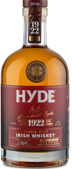 Hyde Irish Whiskey Hyde Single Malt Whiskey No. 4 – Rum Finish Hot