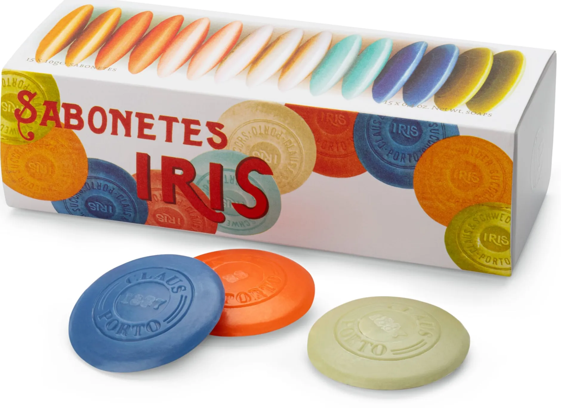 Claus Porto Iris Gästeseifen-Box Hot