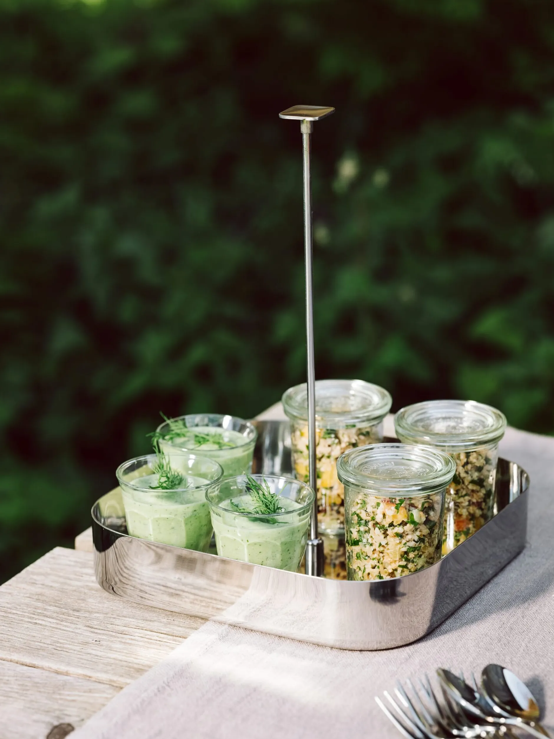 Mepra Italienisches Pendeltablett Edelstahl Outlet