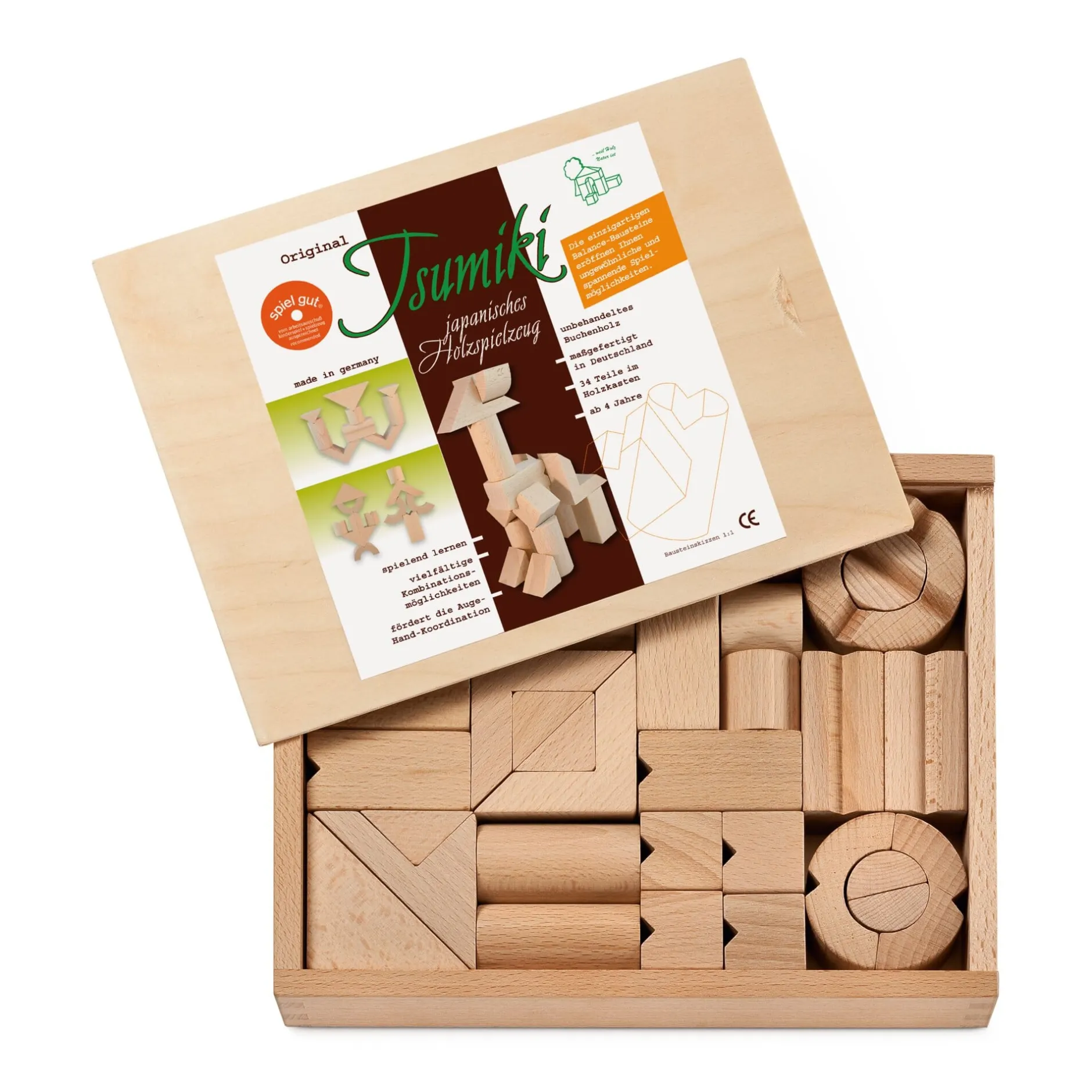 Erzgebirgische Holzspielwaren Ebert Japanischer Holzbaukasten Online
