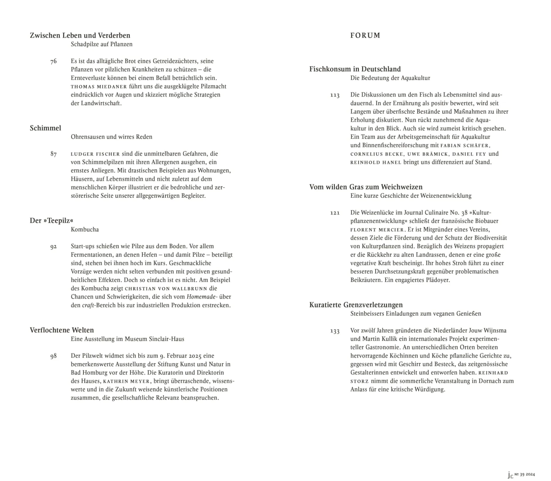 Edition Wurzer & Vilgis Journal Culinaire Clearance