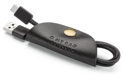 O My Bag Kabelhalter Rindleder Schwarz