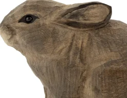 Wildlife Garden Kaninchen Lindenholz handgeschnitzt Online
