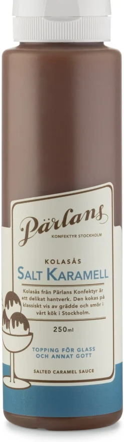 Pärlans Konfektyr Karamellsauce mit Meersalz Squeeze-Flasche Discount