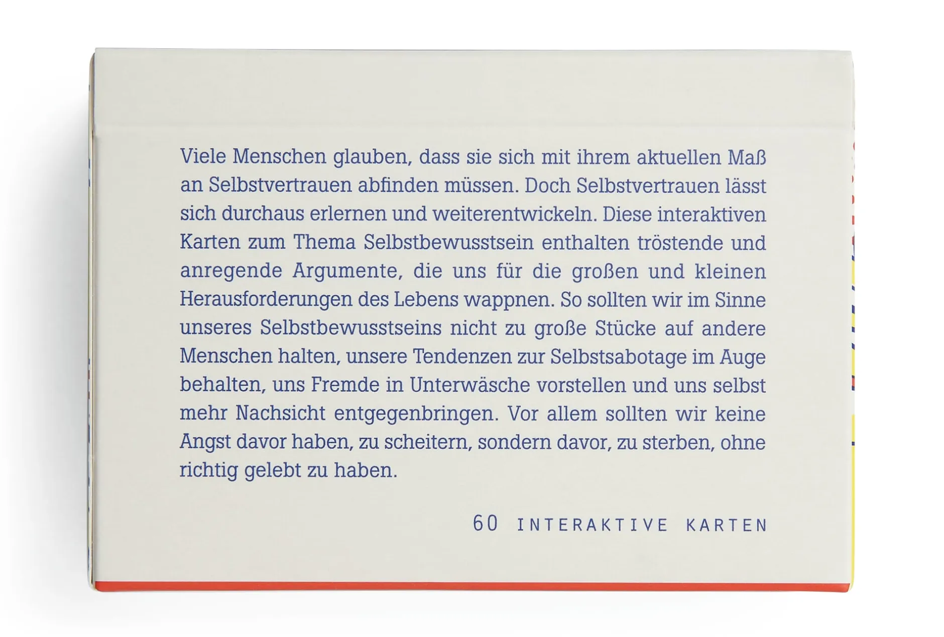 School of Life Karten-Set Selbstvertrauen Best