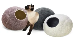 Kivikis Katzenhöhle Wollfilz Grau New