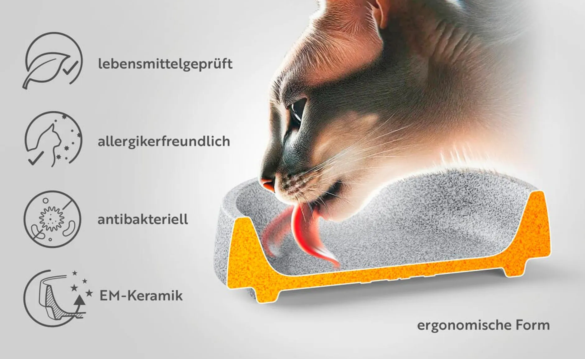 Denk Keramische Werkstätten Katzennapf Granitkeramik Clearance