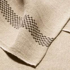 Charvet Editions Küchenhandtuch Leinen Schwarz