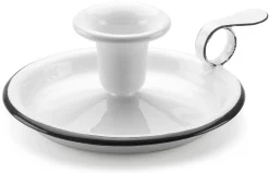 Münder Email Kerzenständer Retro Emaille