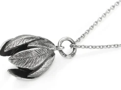 Ménard Kette mit Anhänger Blütenkelch, Silber Clearance