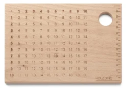 Holzding Kinder-Frühstücksbrettchen Rechnen Outlet