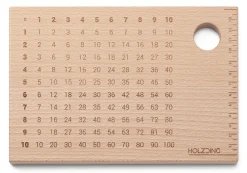 Holzding Kinder-Frühstücksbrettchen Rechnen