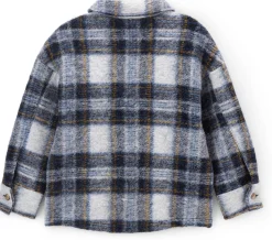 Pure Pure Kinder-Hemdjacke Wollwalk kariert Outlet