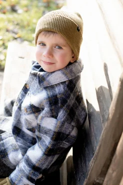 Pure Pure Kinder-Hemdjacke Wollwalk kariert Outlet