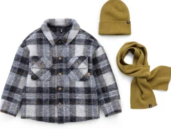 Pure Pure Kinder-Hemdjacke Wollwalk kariert Outlet