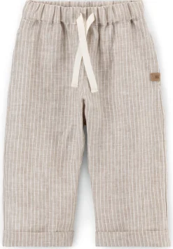 Pure Pure Kinder-Hose Leinen gestreift Hot