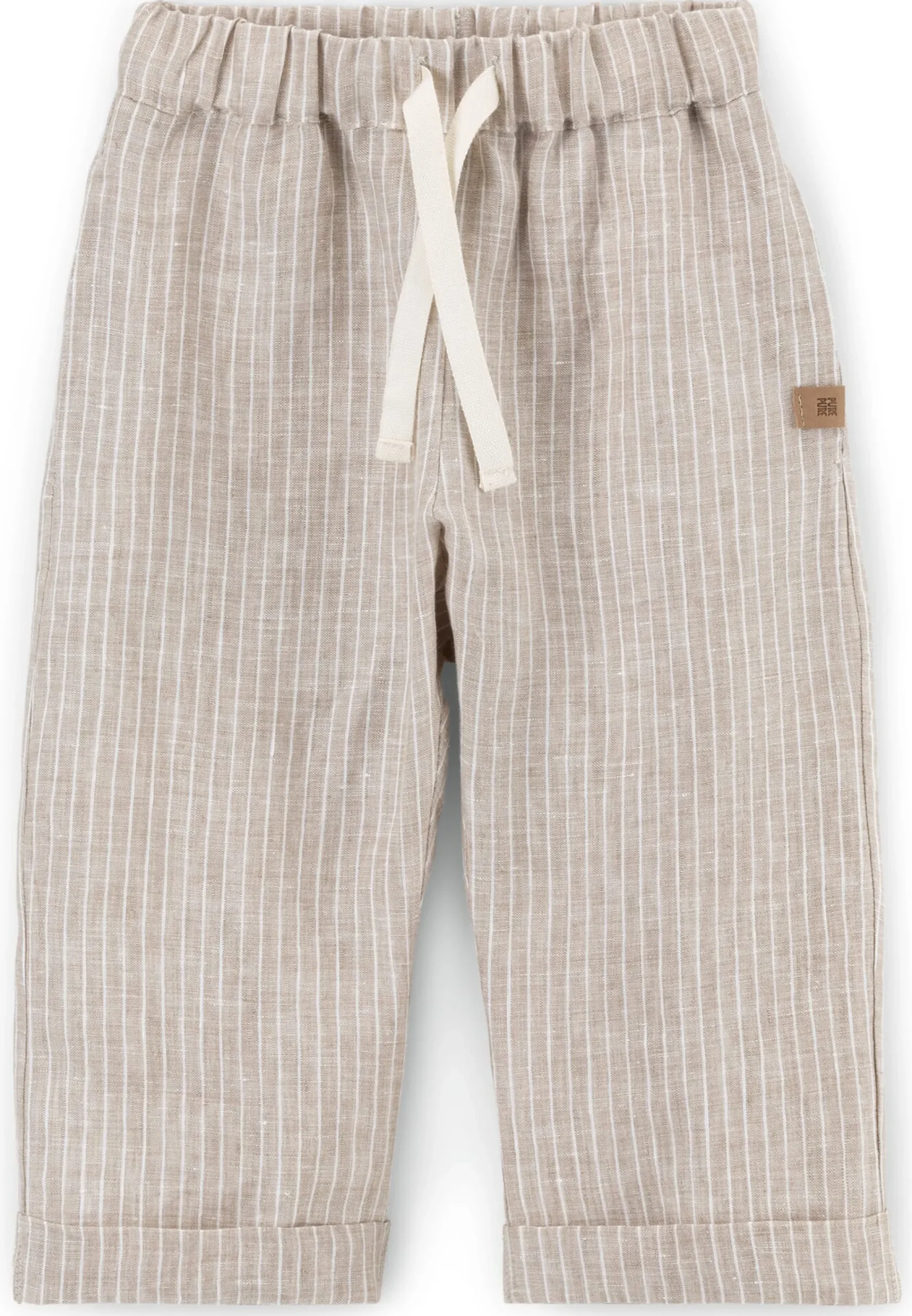 Pure Pure Kinder-Hose Leinen gestreift Hot