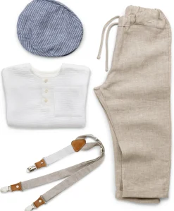 Schramm & Adam Kinder-Hosenträger Leinen Online