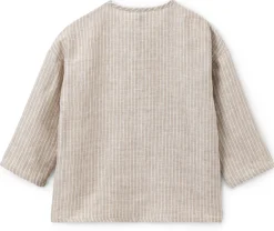 Pure Pure Kinder-Langarmshirt Leinen gestreift Discount