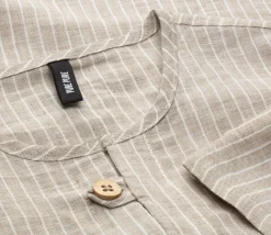 Pure Pure Kinder-Langarmshirt Leinen gestreift Discount