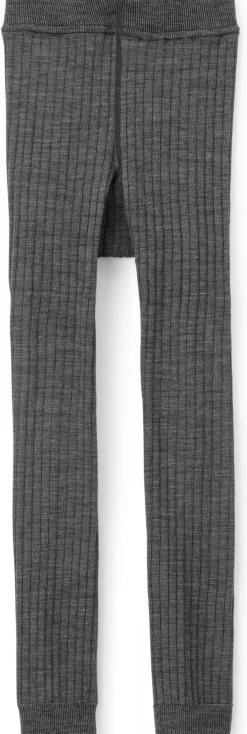 Pure Pure Kinder-Leggings Merinowolle Dunkelgrau Discount
