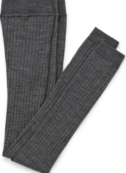 Pure Pure Kinder-Leggings Merinowolle Dunkelgrau Discount