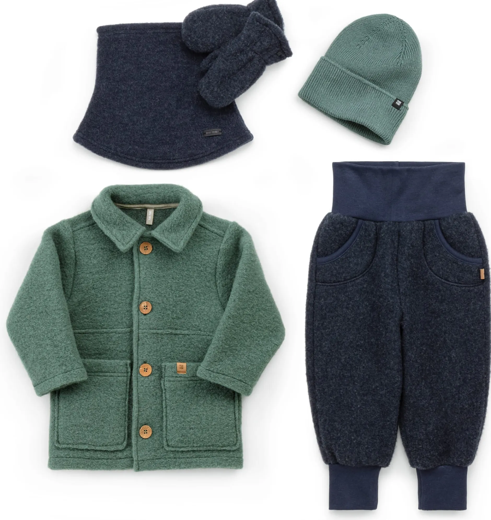 Pure Pure Kinder-Schlupfhose Wollfleece Sale