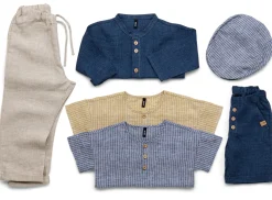 Pure Pure Kinder-Shorts Leinen Denimblau Outlet