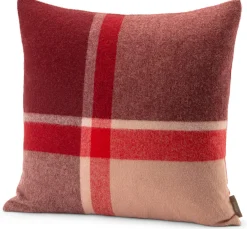 Elvang Denmark Kissenbezug Wolle Rot Online