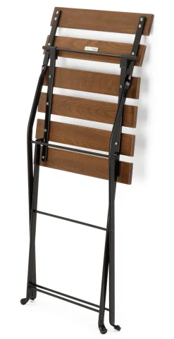 Demar Forge Klappstuhl Stahl mit Holzauflage Braun Outlet