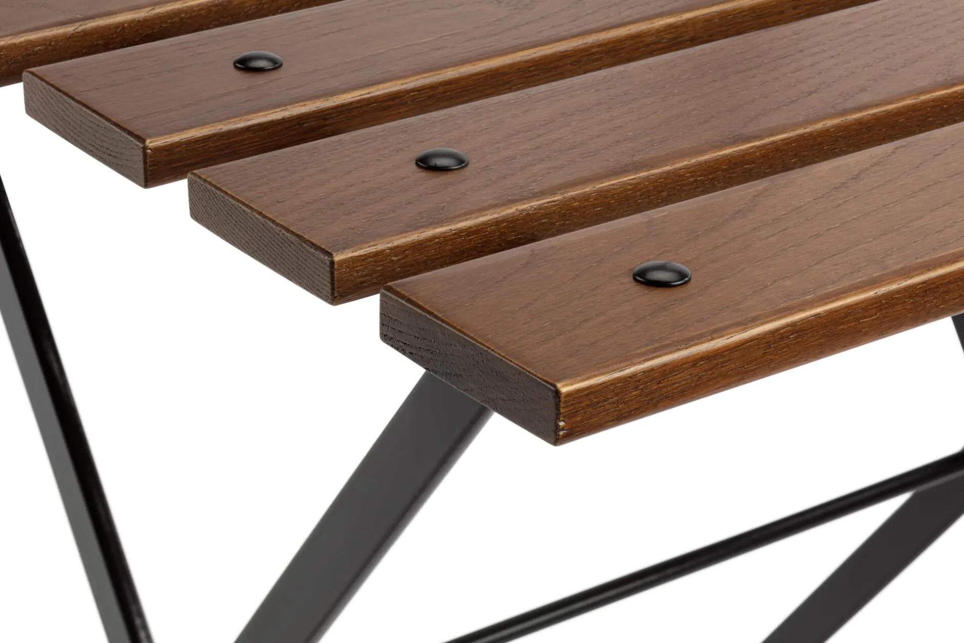 Demar Forge Klappstuhl Stahl mit Holzauflage Braun Outlet