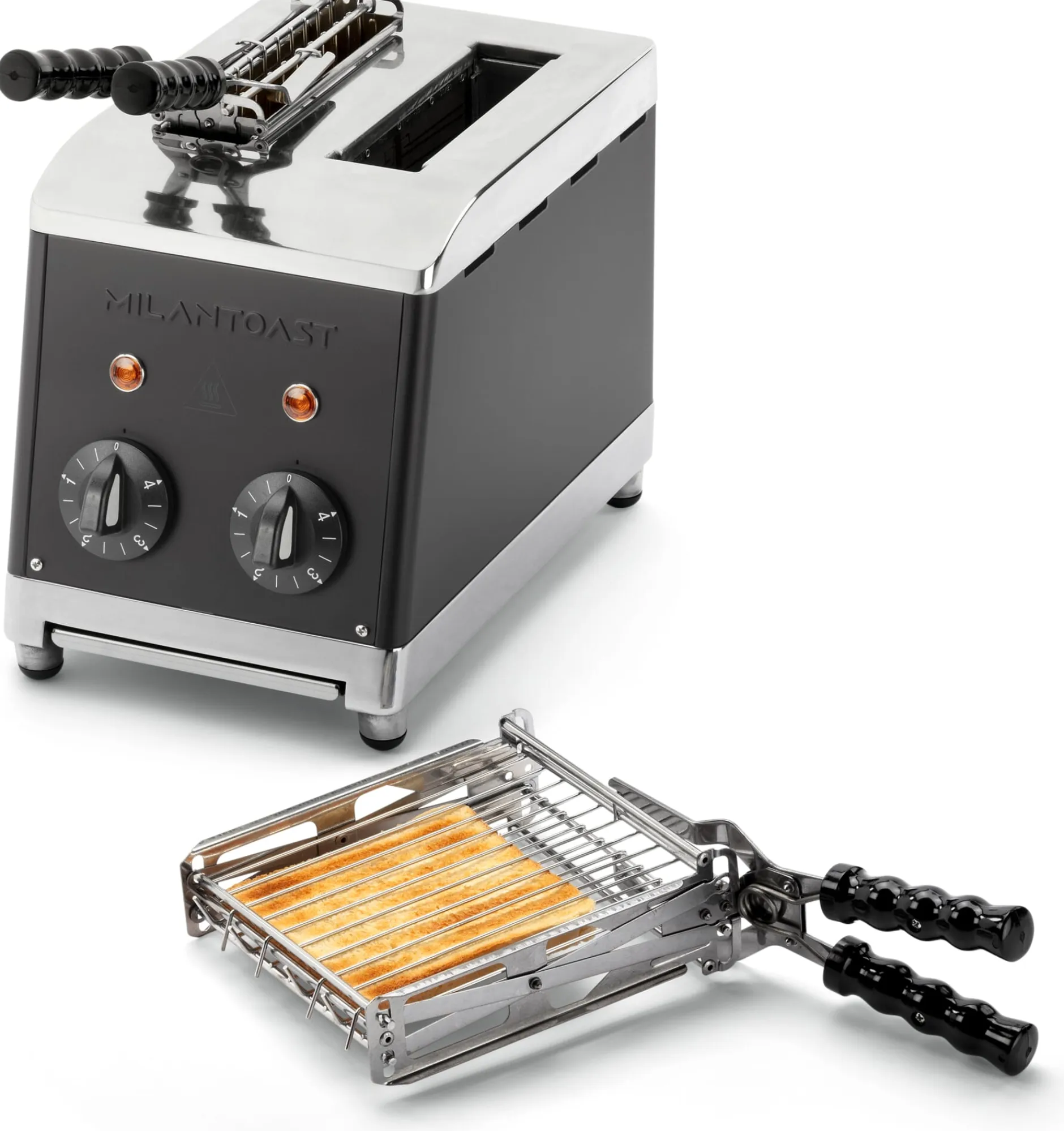 Milantoast Klassischer Sandwichtoaster mit Zangen Clearance