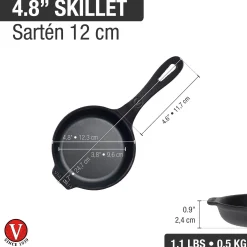 Victoria Kleines Pfännchen Gusseisen Discount