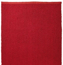 August Schär Kokosteppich Fischgrat Rot Online