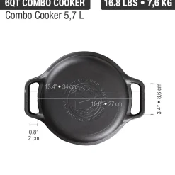 Victoria Kombi-Topf Gusseisen Clearance