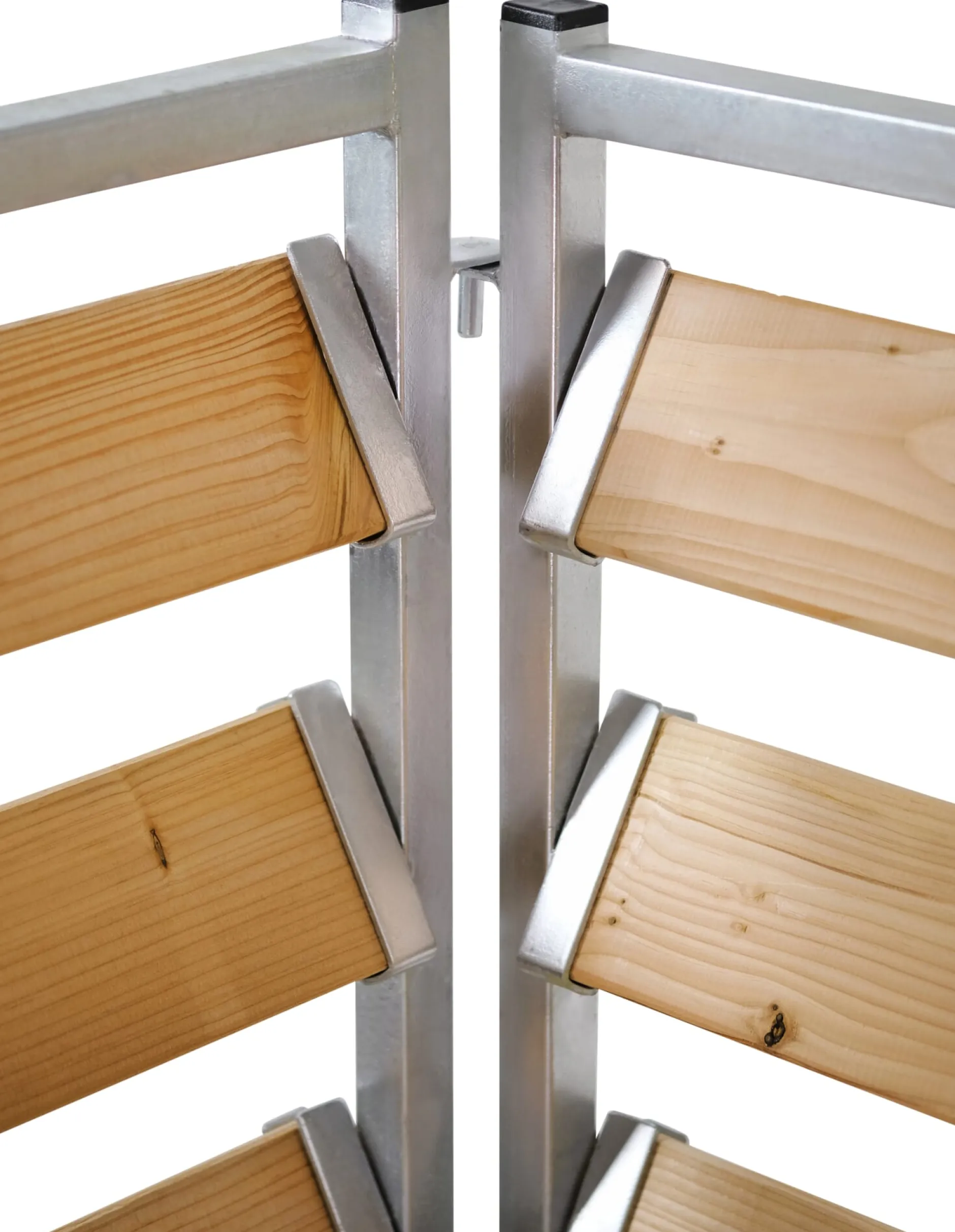 bellissa Haas Kompostkiste Stahl verzinkt, Lärchenholz Discount