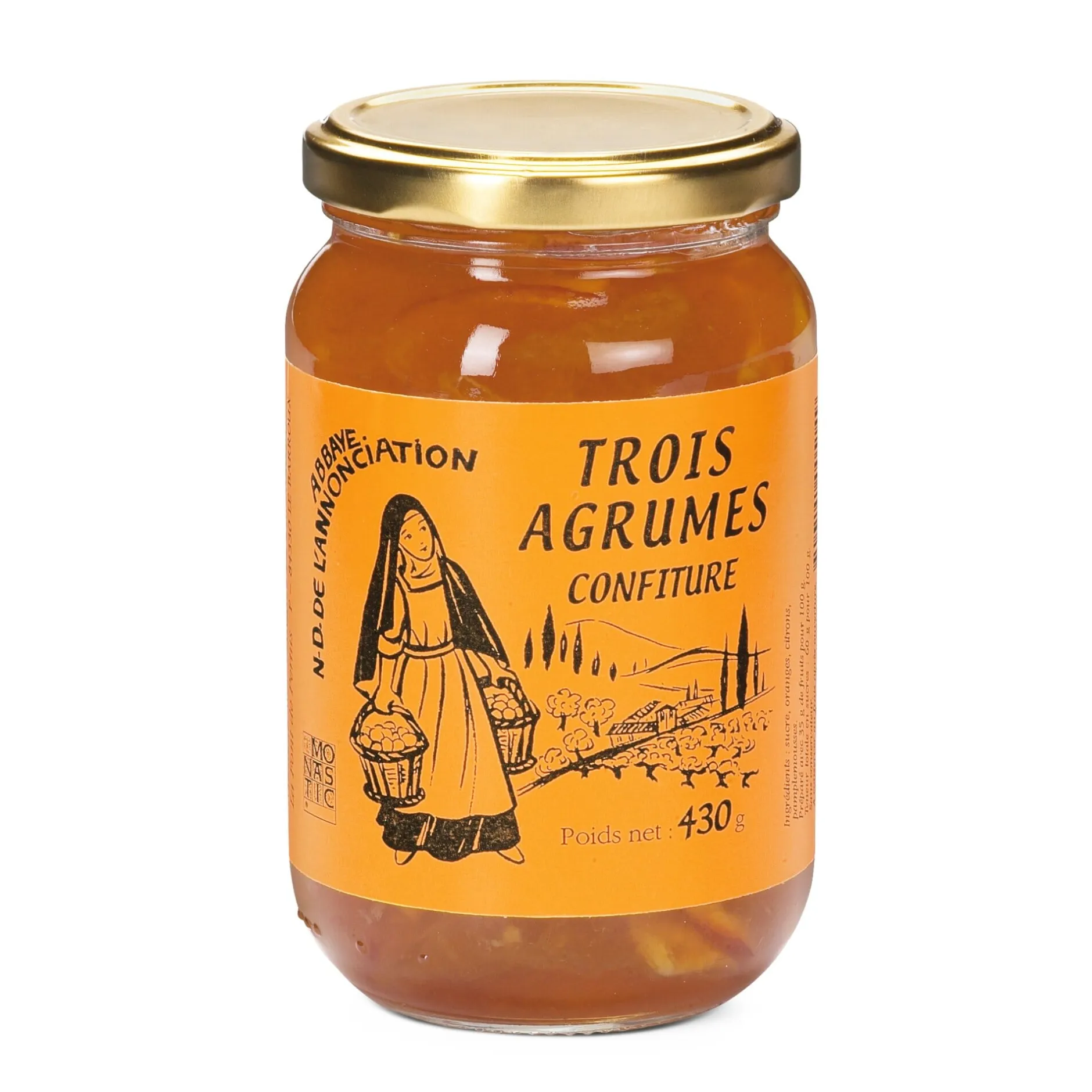 Abbaye Notre Dame de l’Annonciation Konfitüre „Drei Südfrüchte“ Best