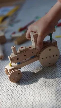 Matador Spielwaren Konstruktionsbaukasten Buchenholz Discount