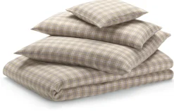 Novila Kopfkissenbezug Flanell kariert Best