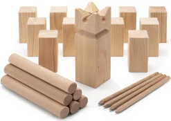 Stiftung Weizenkorn Kubb Wikinger-Wurfspiel