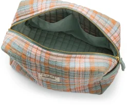 Moismont Kulturbeutel N° 43, kariert, graublau