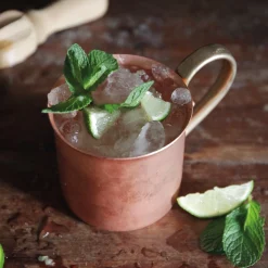 Cu Artigiana Kupferbecher mit Messinggriff Online