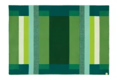 Røros Tweed Lammwolldecke Bauhausstil Grün Online